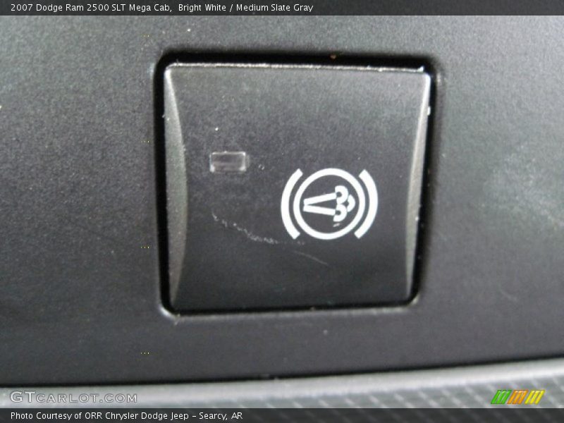 Bright White / Medium Slate Gray 2007 Dodge Ram 2500 SLT Mega Cab