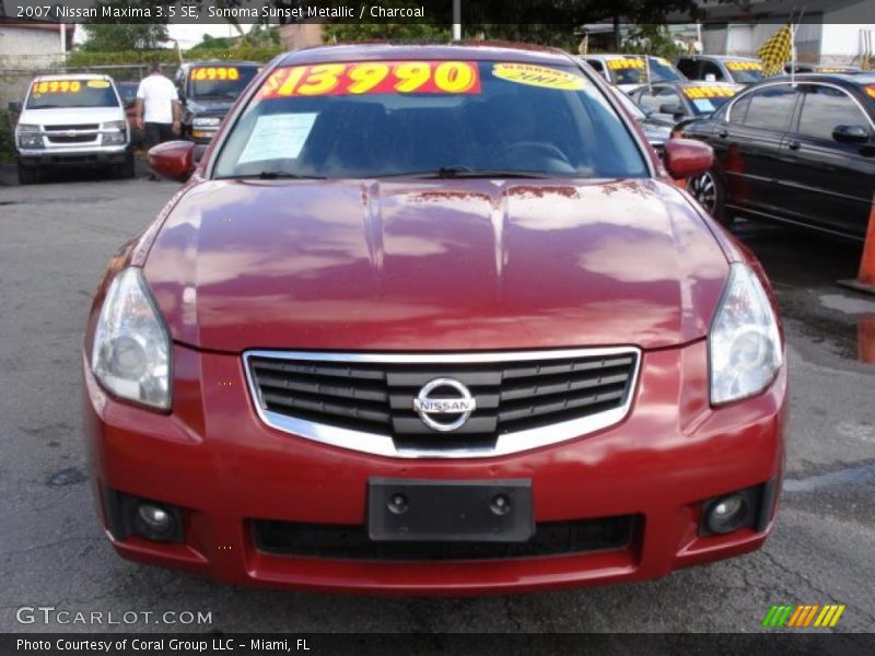 Sonoma Sunset Metallic / Charcoal 2007 Nissan Maxima 3.5 SE