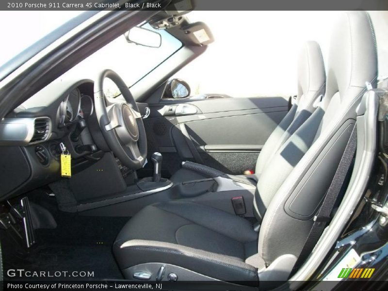 Black / Black 2010 Porsche 911 Carrera 4S Cabriolet