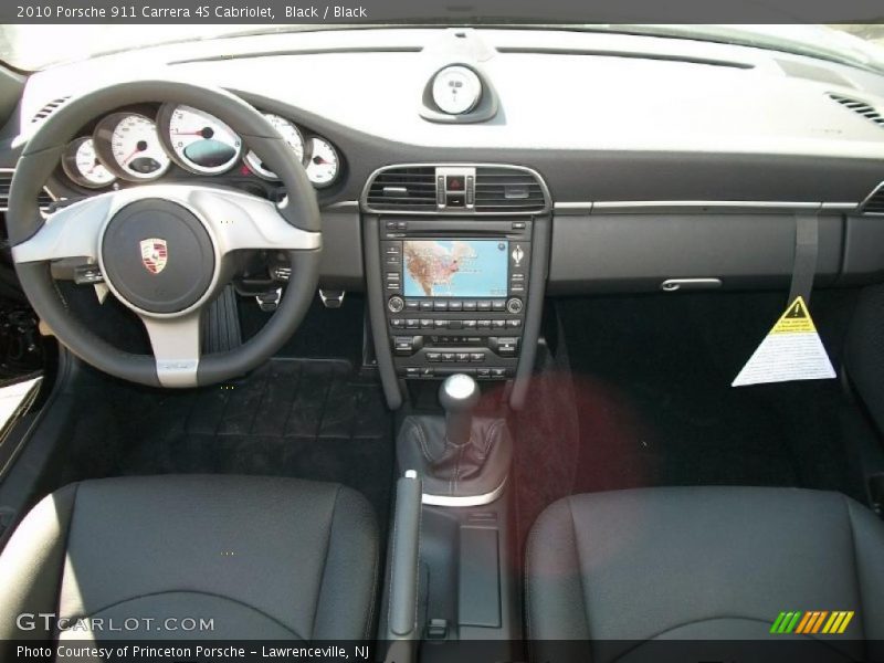 Black / Black 2010 Porsche 911 Carrera 4S Cabriolet