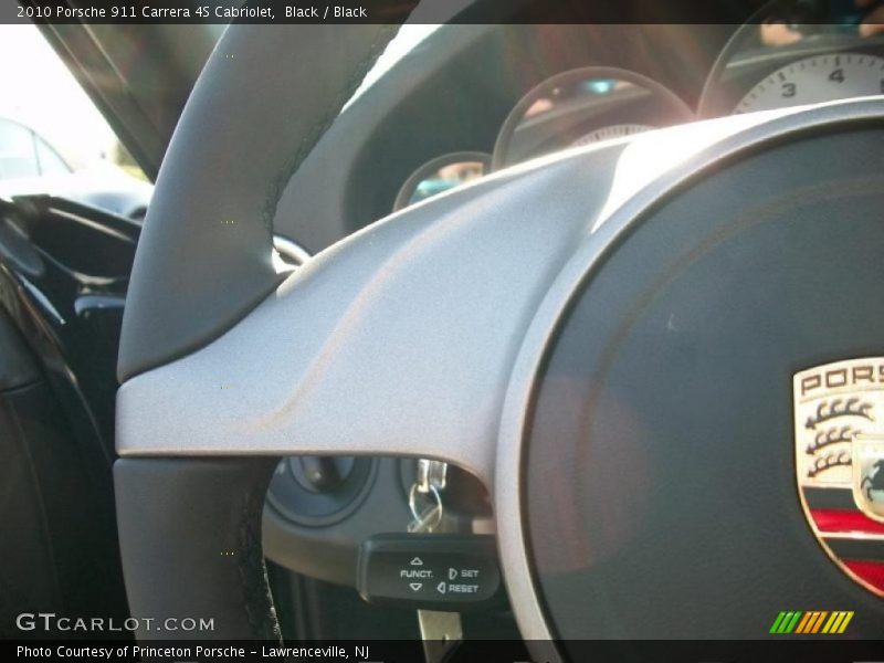 Black / Black 2010 Porsche 911 Carrera 4S Cabriolet