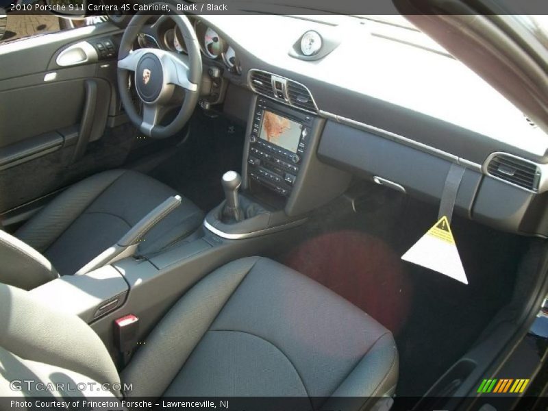 Black / Black 2010 Porsche 911 Carrera 4S Cabriolet