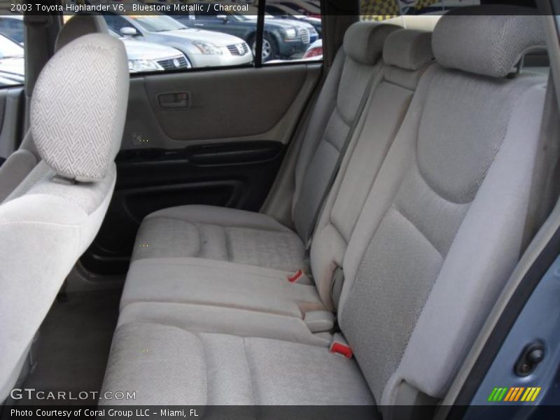 Bluestone Metallic / Charcoal 2003 Toyota Highlander V6