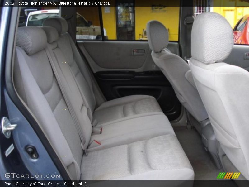 Bluestone Metallic / Charcoal 2003 Toyota Highlander V6