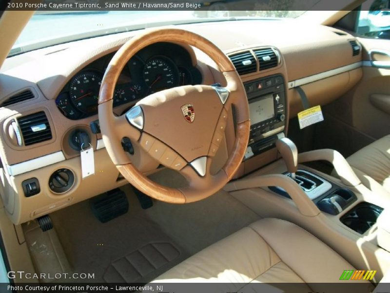 Sand White / Havanna/Sand Beige 2010 Porsche Cayenne Tiptronic