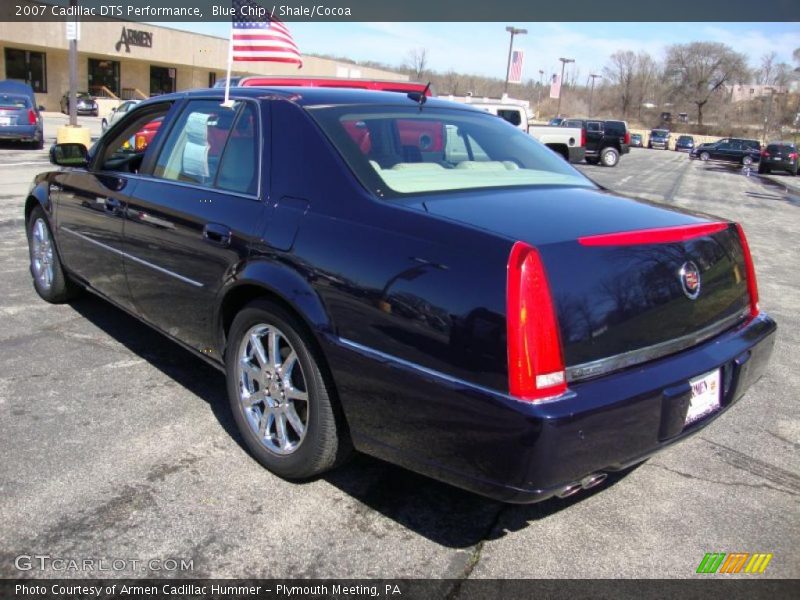 Blue Chip / Shale/Cocoa 2007 Cadillac DTS Performance