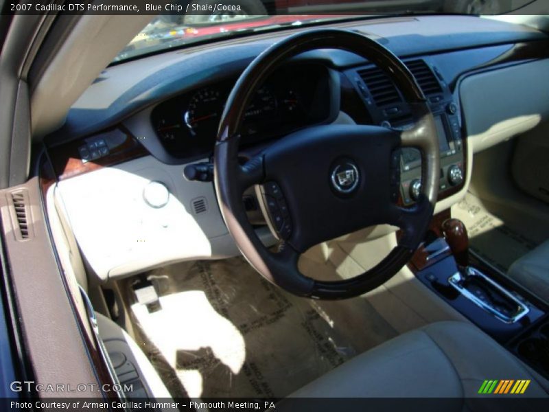 Blue Chip / Shale/Cocoa 2007 Cadillac DTS Performance