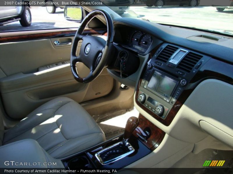 Blue Chip / Shale/Cocoa 2007 Cadillac DTS Performance