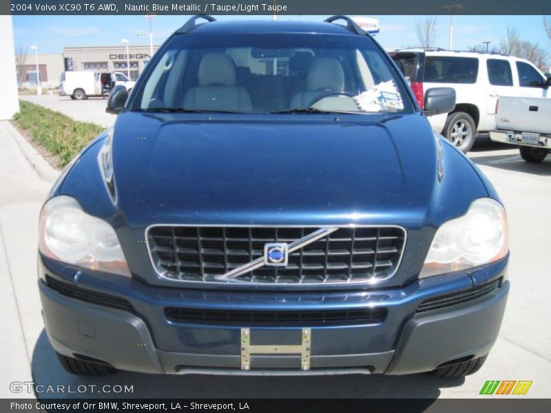 Nautic Blue Metallic / Taupe/Light Taupe 2004 Volvo XC90 T6 AWD
