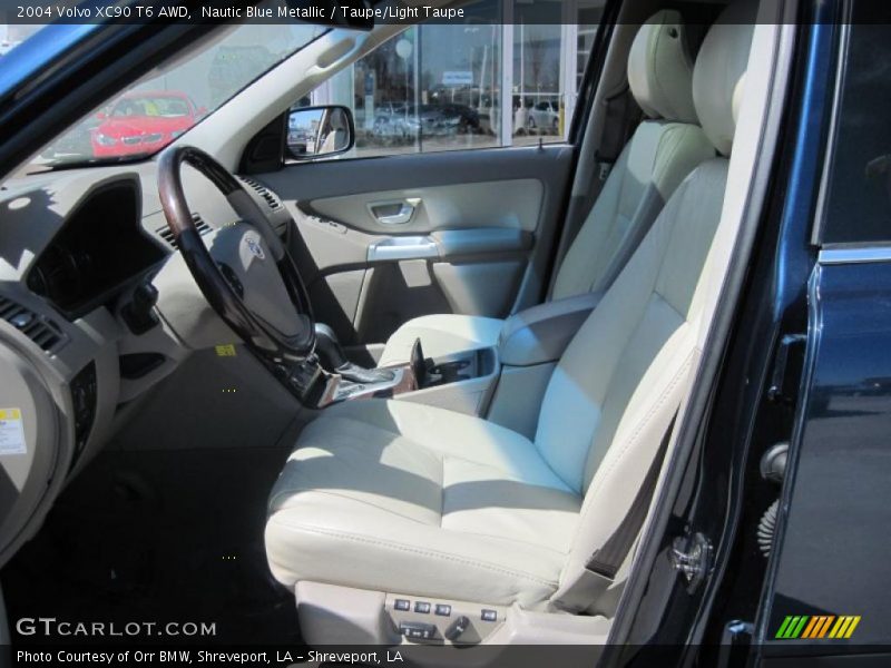 Nautic Blue Metallic / Taupe/Light Taupe 2004 Volvo XC90 T6 AWD