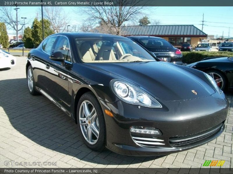 Carbon Grey Metallic / Luxor Beige 2010 Porsche Panamera 4S