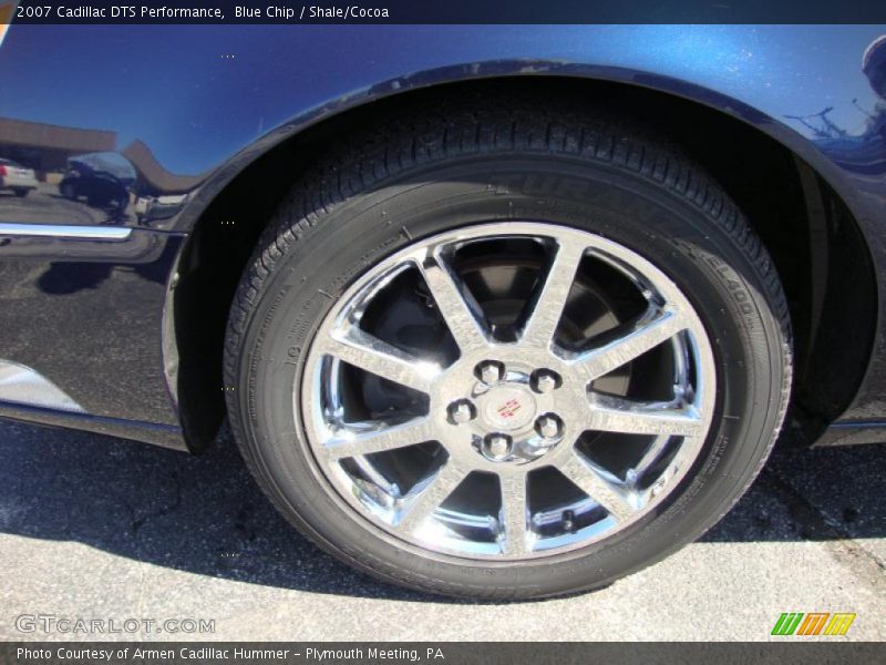 Blue Chip / Shale/Cocoa 2007 Cadillac DTS Performance