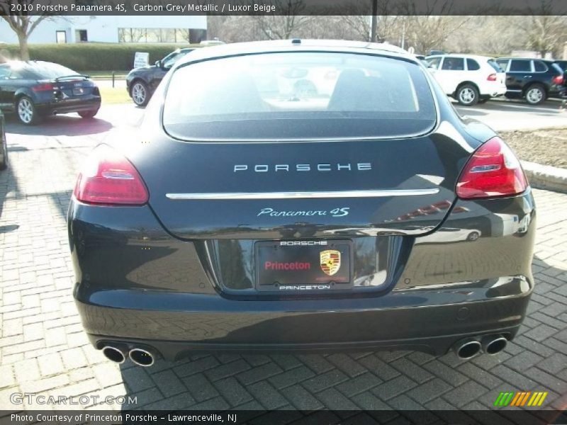 Carbon Grey Metallic / Luxor Beige 2010 Porsche Panamera 4S