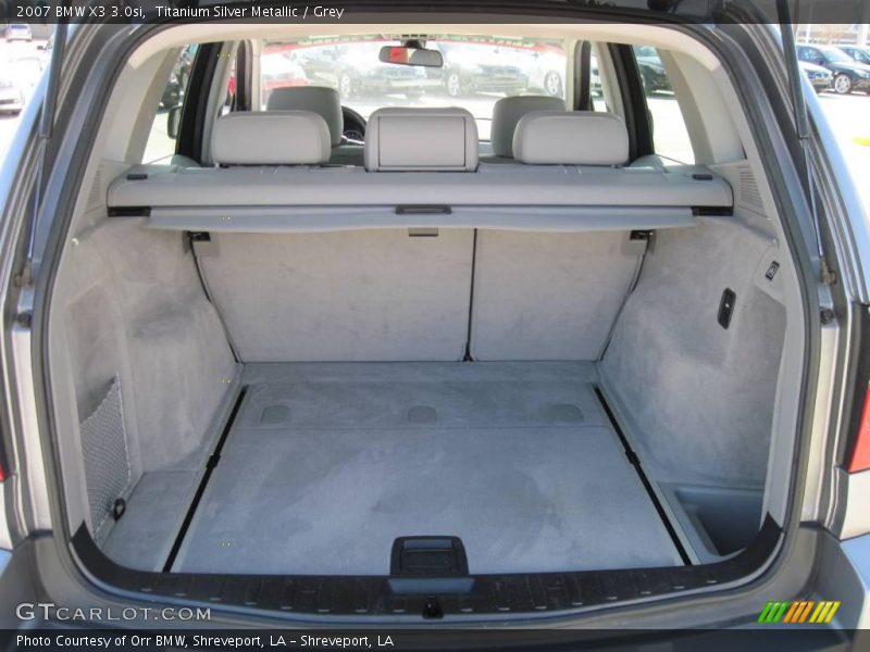 Titanium Silver Metallic / Grey 2007 BMW X3 3.0si