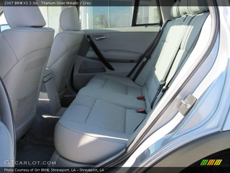 Titanium Silver Metallic / Grey 2007 BMW X3 3.0si