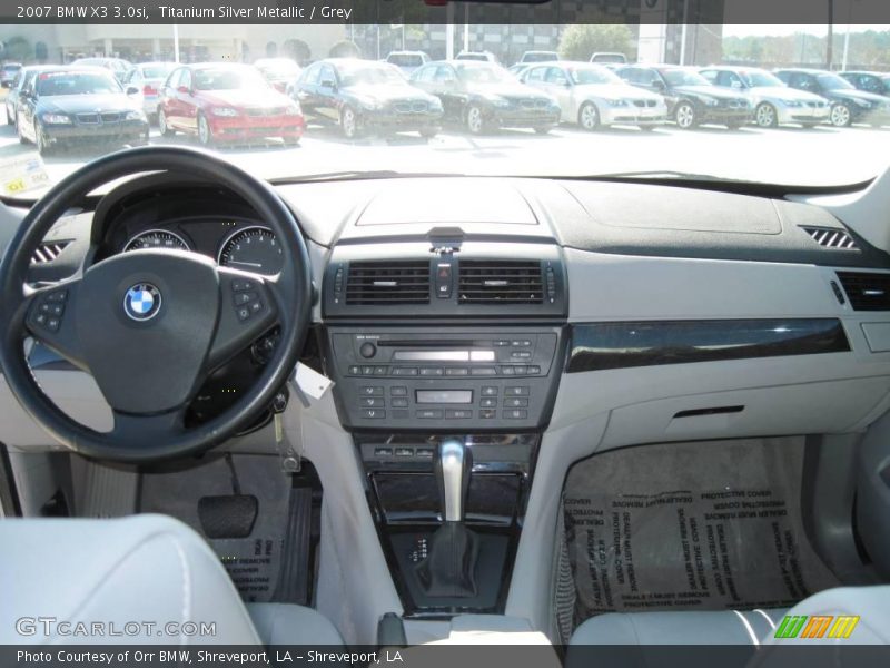 Titanium Silver Metallic / Grey 2007 BMW X3 3.0si