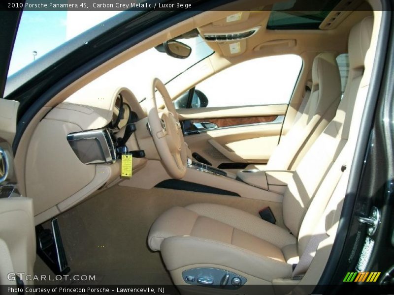 Carbon Grey Metallic / Luxor Beige 2010 Porsche Panamera 4S