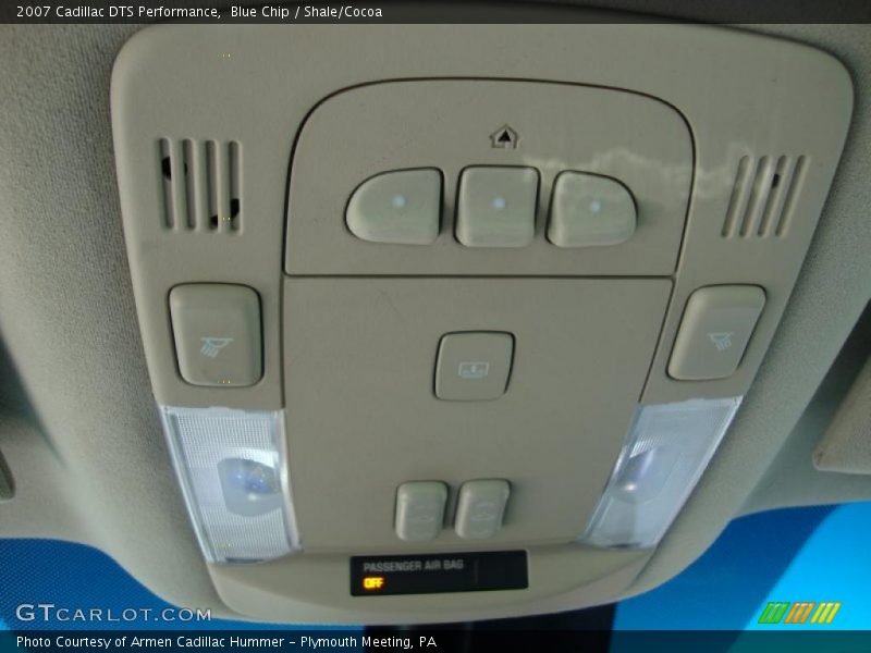 Blue Chip / Shale/Cocoa 2007 Cadillac DTS Performance