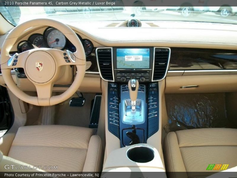 Carbon Grey Metallic / Luxor Beige 2010 Porsche Panamera 4S