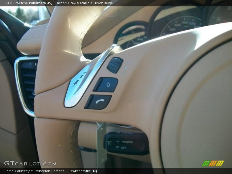 Carbon Grey Metallic / Luxor Beige 2010 Porsche Panamera 4S