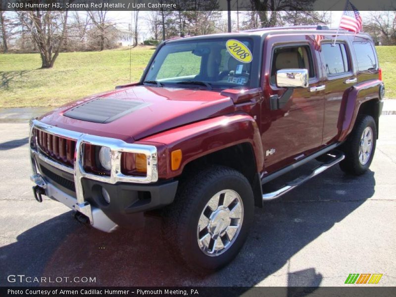 Sonoma Red Metallic / Light Cashmere 2008 Hummer H3