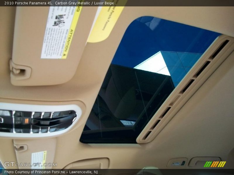 Carbon Grey Metallic / Luxor Beige 2010 Porsche Panamera 4S