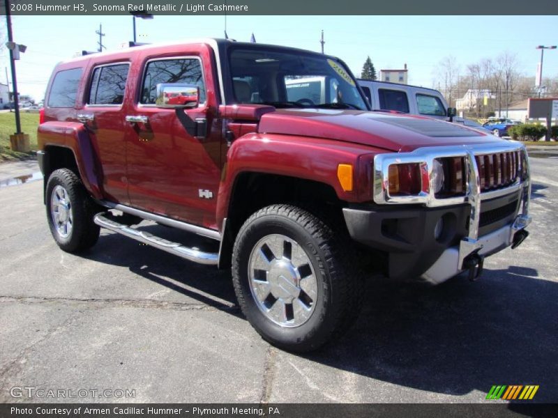 Sonoma Red Metallic / Light Cashmere 2008 Hummer H3