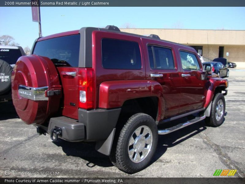 Sonoma Red Metallic / Light Cashmere 2008 Hummer H3
