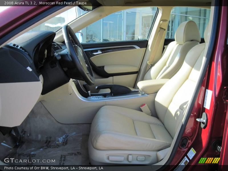 Moroccan Red Pearl / Taupe 2008 Acura TL 3.2