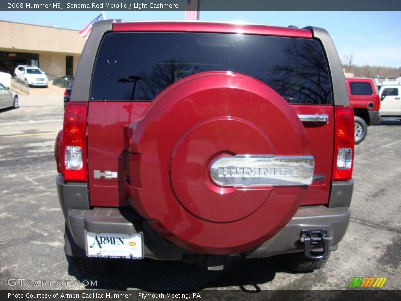 Sonoma Red Metallic / Light Cashmere 2008 Hummer H3