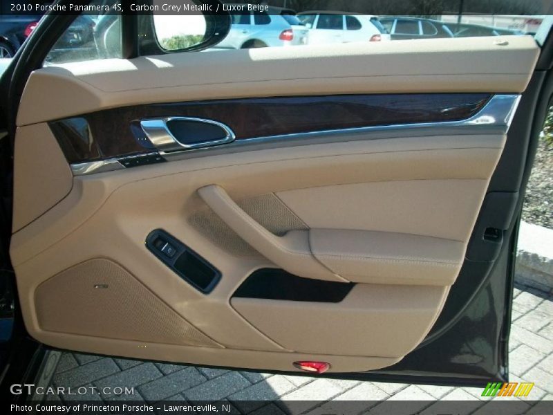 Carbon Grey Metallic / Luxor Beige 2010 Porsche Panamera 4S