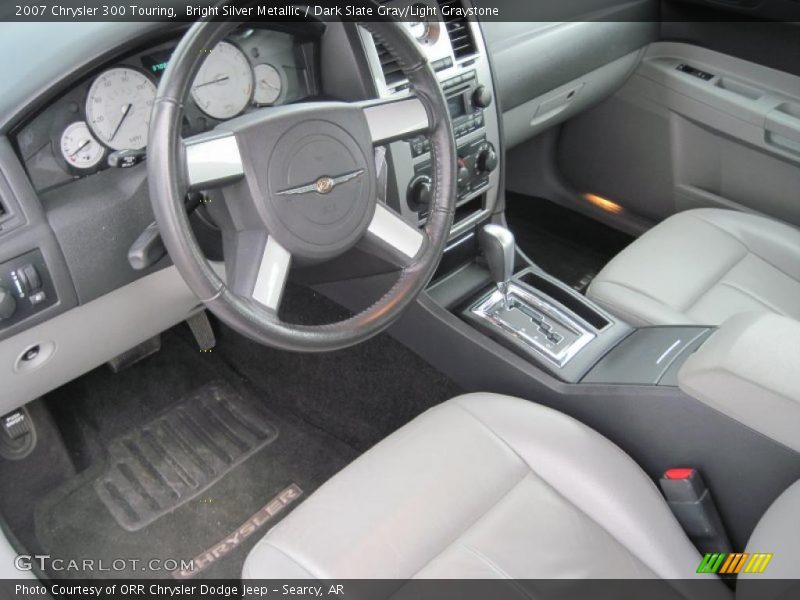 Bright Silver Metallic / Dark Slate Gray/Light Graystone 2007 Chrysler 300 Touring