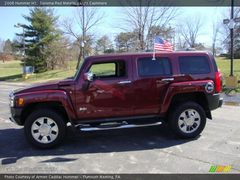 Sonoma Red Metallic / Light Cashmere 2008 Hummer H3