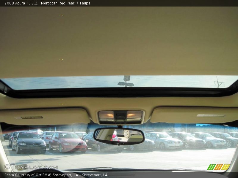 Moroccan Red Pearl / Taupe 2008 Acura TL 3.2