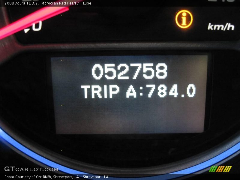 Moroccan Red Pearl / Taupe 2008 Acura TL 3.2