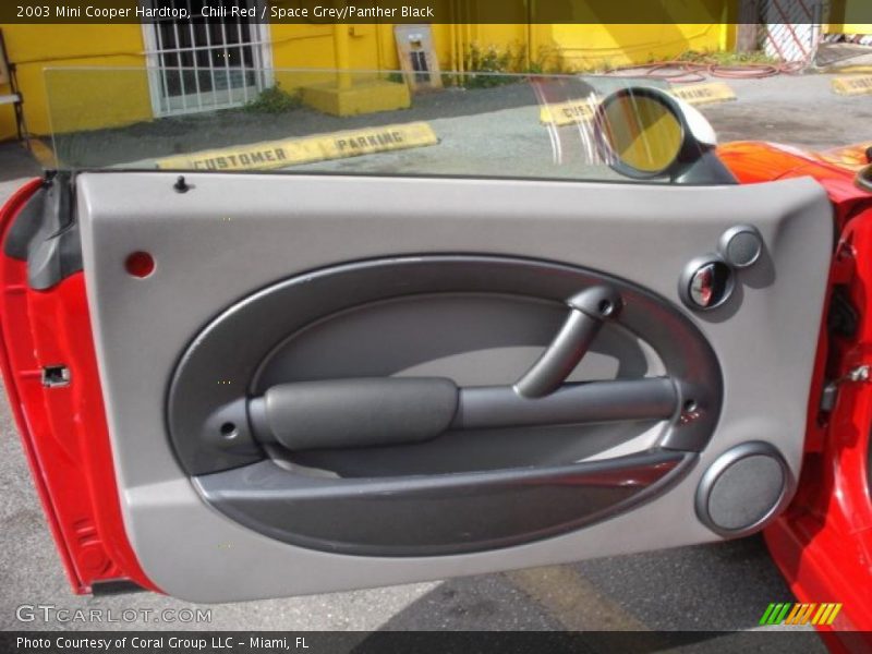 Chili Red / Space Grey/Panther Black 2003 Mini Cooper Hardtop