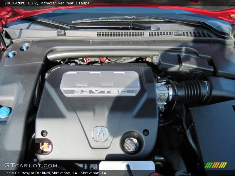 Moroccan Red Pearl / Taupe 2008 Acura TL 3.2