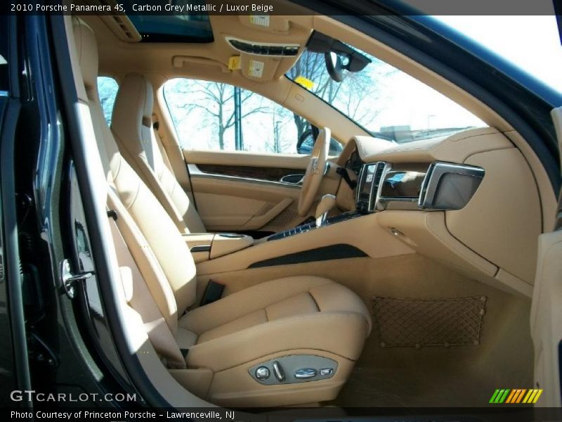 Carbon Grey Metallic / Luxor Beige 2010 Porsche Panamera 4S