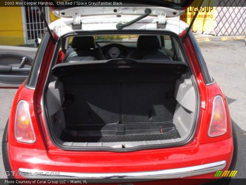 Chili Red / Space Grey/Panther Black 2003 Mini Cooper Hardtop