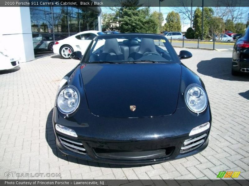 Black / Black 2010 Porsche 911 Carrera 4S Cabriolet