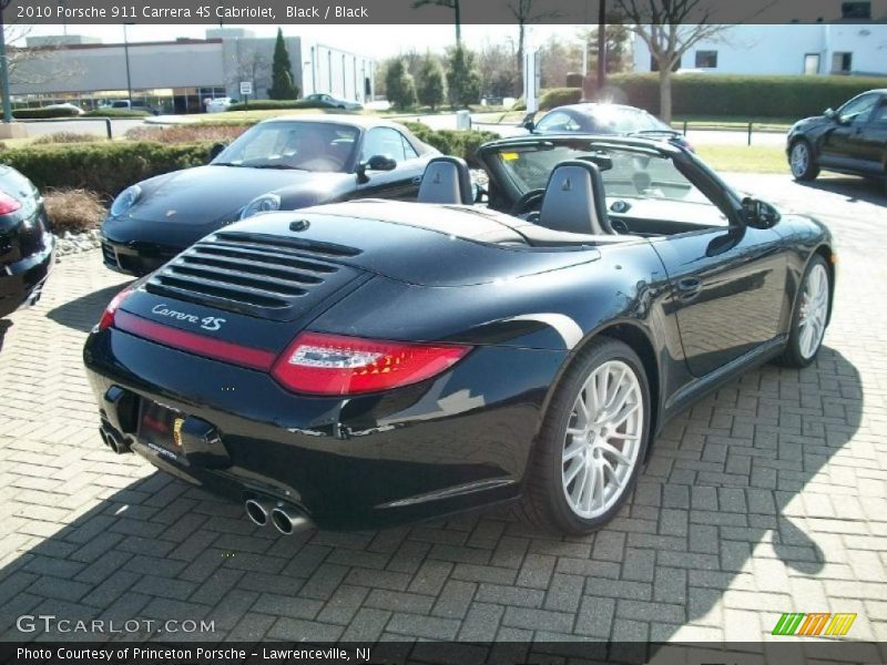 Black / Black 2010 Porsche 911 Carrera 4S Cabriolet