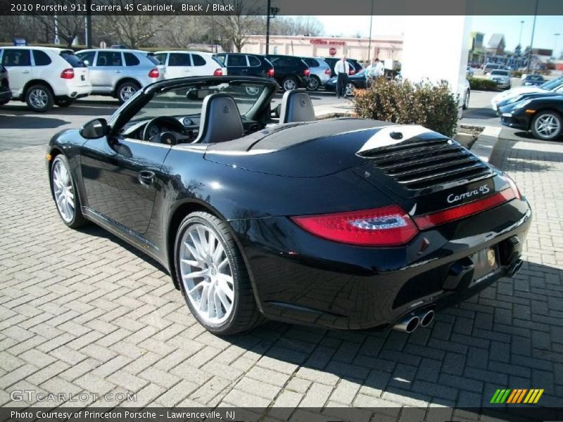 Black / Black 2010 Porsche 911 Carrera 4S Cabriolet