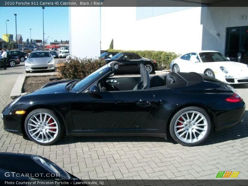 Black / Black 2010 Porsche 911 Carrera 4S Cabriolet