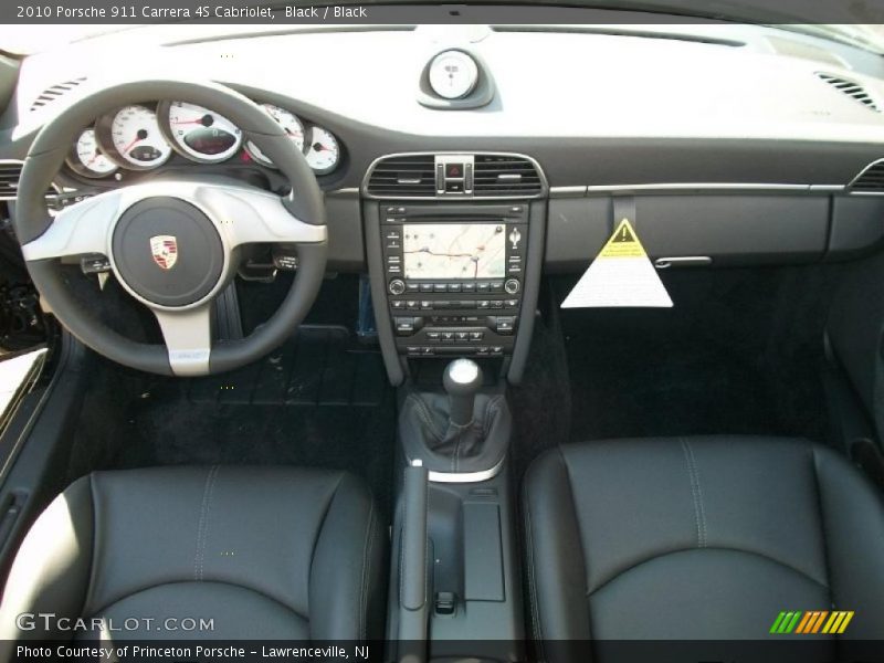 Black / Black 2010 Porsche 911 Carrera 4S Cabriolet