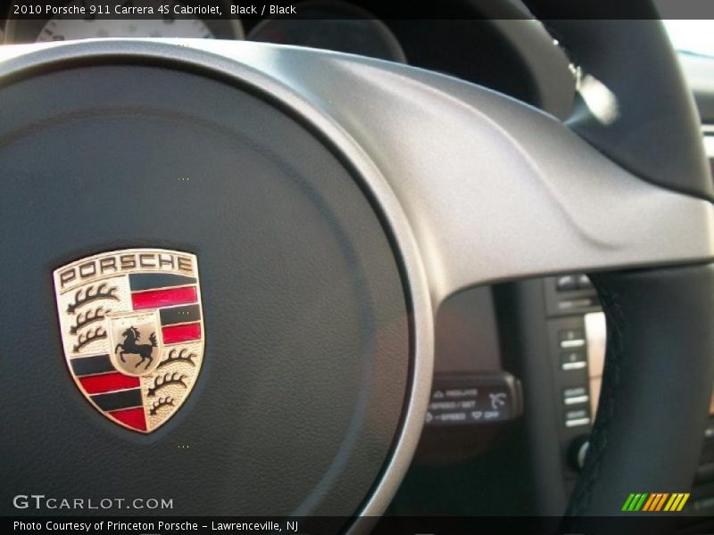 Black / Black 2010 Porsche 911 Carrera 4S Cabriolet