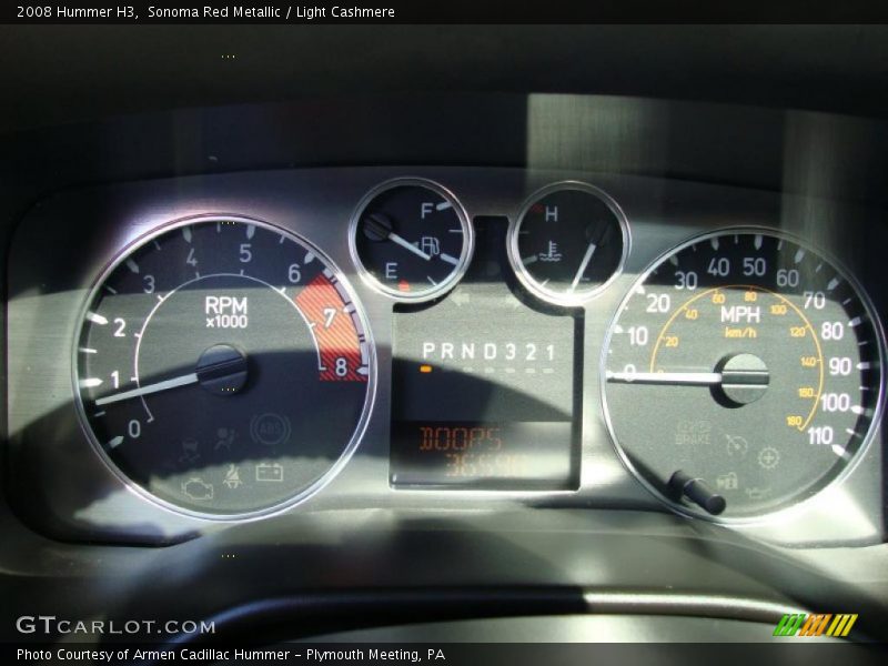 Sonoma Red Metallic / Light Cashmere 2008 Hummer H3