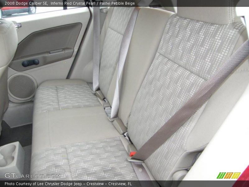 Inferno Red Crystal Pearl / Pastel Pebble Beige 2008 Dodge Caliber SE