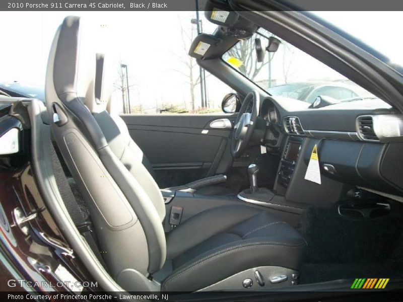 Black / Black 2010 Porsche 911 Carrera 4S Cabriolet