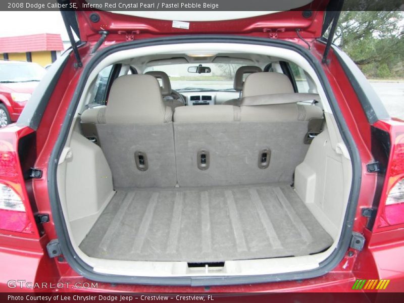 Inferno Red Crystal Pearl / Pastel Pebble Beige 2008 Dodge Caliber SE