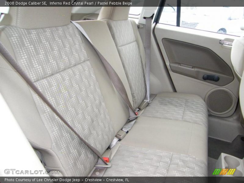 Inferno Red Crystal Pearl / Pastel Pebble Beige 2008 Dodge Caliber SE